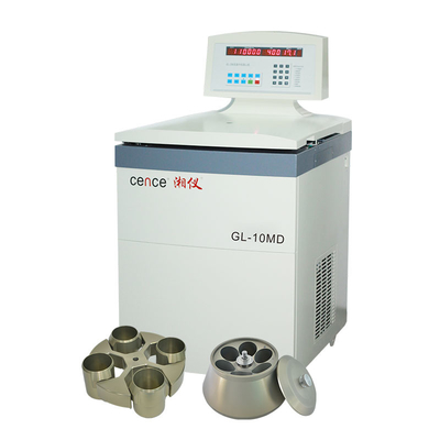 GL-10MD Centrifuge Kapasitas Besar Untuk Pemisahan Darah 4x1000ml Swing Rotor