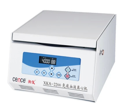 XKA-2200 Imunohematologi CENCE Centrifuge Immunoassay System 330*375*250mm 16KG