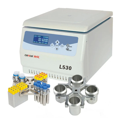 Lab Centrifuge L530 Low Speed Centrifuge Darah Dengan Swing Out Rotor