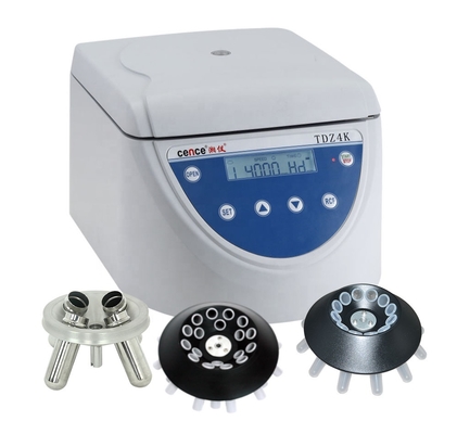 Cence TDZ4-WS Centrifuge Kecepatan Rendah 4000r/min Kapasitas 12x20ml