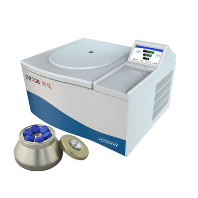 Xiangyi H2500R Centrifuge Berpendingin Kecepatan Tinggi 25000RPM 50560XG dengan Kapasitas 6*100ml untuk Penggunaan Laboratorium