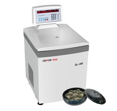 DL-6M centrifuge kantong darah dengan 6x1000ml swing rotor 6000r/min Max Speed ABS bahan baja