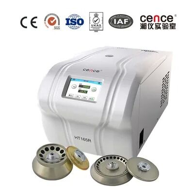 Cence HT165R Centrifuge Pendinginan Kecepatan Tinggi 16500r / Min Mesin Centrifuge Desktop Laboratorium Baja Rinsing