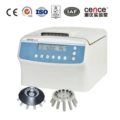 Cence L420-A Centrifuge Klinis 4000r/min Centrifuge Meja Laboratorium dengan Kapasitas Maksimal 16*15ml dan Bahan Baja