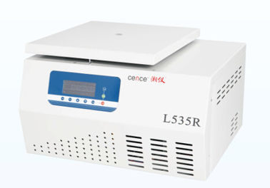 Multi Fungsi Kapasitas Besar Lab Mesin Centrifuge Kecepatan Rendah Didinginkan Tipe L535R