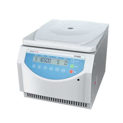 H1650 Benchtop Centrifuge Kecepatan Tinggi Dengan Rotor Sudut 24x1.5ml / 2.0ml 16500rpm