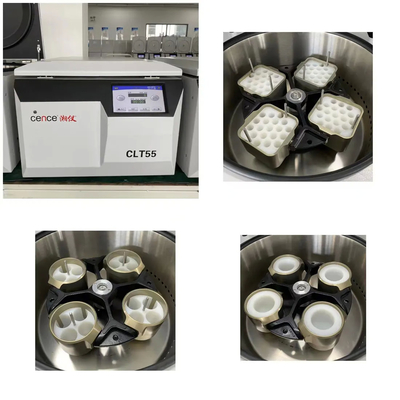 CLT55 Centrifuge Laboratorium Medis Benchtop Mesin Centrifuge Klinis dengan Rotor Basket