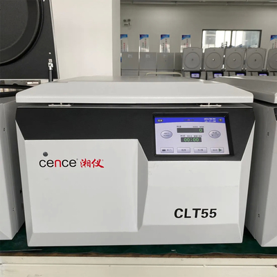 CLT55 Centrifuge Laboratorium Medis Benchtop Mesin Centrifuge Klinis dengan Rotor Basket