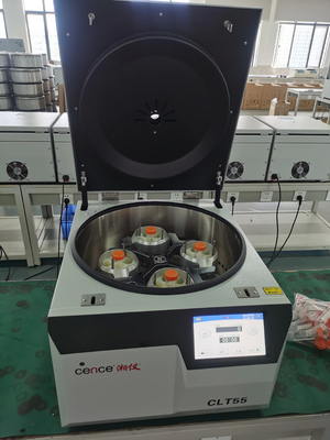 Cence Bank Darah Centrifuge 3L Model Baru CLT55 / CLT55R Kapasitas Besar Centrifuge Kecepatan Rendah