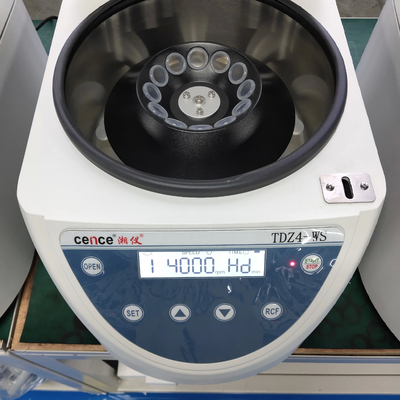 China Lab Centrifuge Machine Factory TDZ4-WS 18x10ml Rotor Sudut 12x20ml