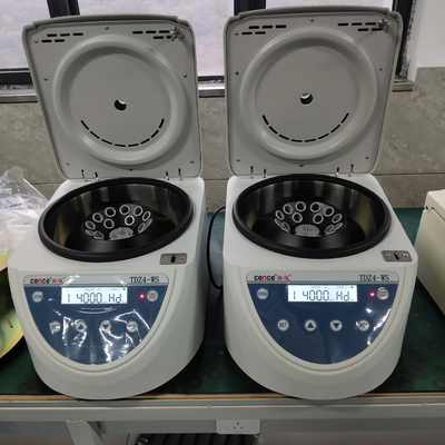 China Lab Centrifuge Machine Factory TDZ4-WS 18x10ml Rotor Sudut 12x20ml