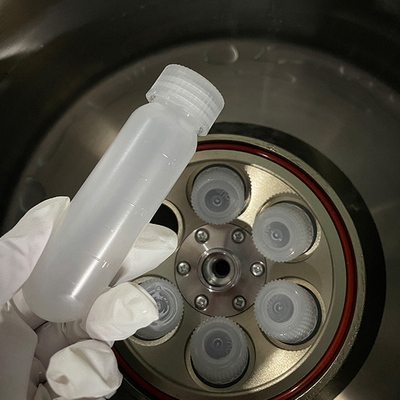 PP PPCO Bahan tabung sentrifugal dengan tutup penyegelan 50ml High Speed Tube Max RCF 50000xg