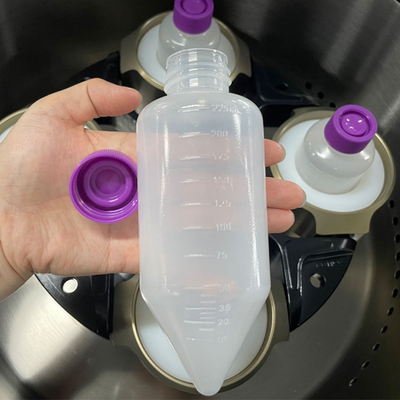 Klasifikasi Tabung centrifuge 250ml Tabung kerucut untuk mesin sentrifuge kecepatan tinggi