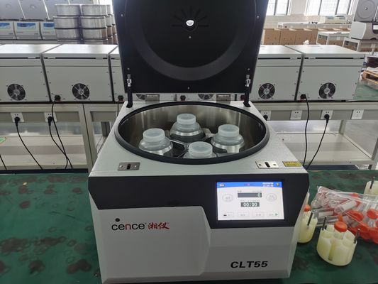 Cence CLT55 Centrifuge Kecepatan Rendah 5500rpm Kapasitas 4x750ml