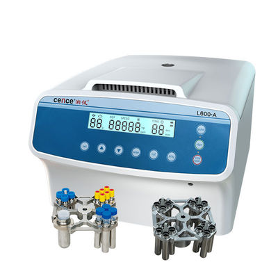 Cence L600-A Low Speed Centrifuge 6000rpm 5120xg untuk pemisahan darah