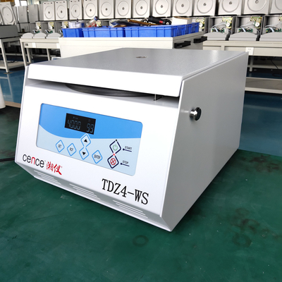 Cence TDZ4-WS Centrifuge Kecepatan Rendah 4000 RPM 2200xg dengan 4 Rotor
