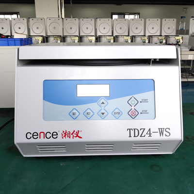 Cence TDZ4-WS Centrifuge Kecepatan Rendah 4000 RPM 2200xg dengan 4 Rotor