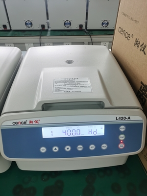 Cence L420-A Centrifuge Kecepatan Rendah 4200rpm Kapasitas Maks 2760xg