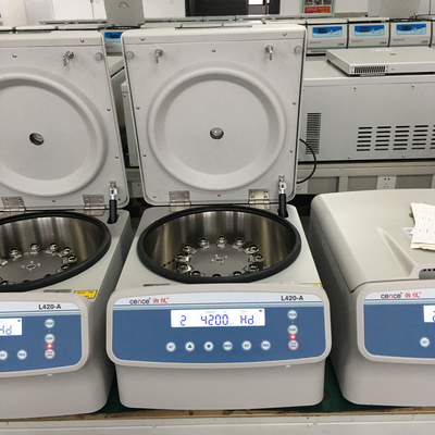 Cence L420-A Centrifuge Kecepatan Rendah 4200rpm Kapasitas Maks 2760xg