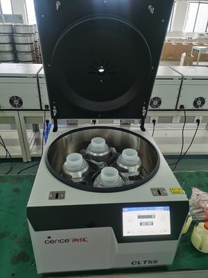 Cence CLT55 Bank Darah Centrifuge 5500r/min 4x750ml Kapasitas