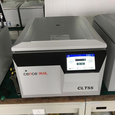 Model Baru Centrifuge Meja Kecepatan Rendah CLT55R dengan Kecepatan Maksimal 5500r/min, RCF 5951xg, dan Kapasitas Besar 4x750ml