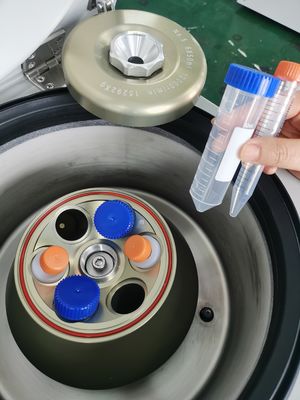 Sentrifus Kecepatan Tinggi Meja H1750R dengan Kecepatan Maksimum 18500rpm, RCF Maksimum 29302xg, dan Rotor Swing 4x100ml