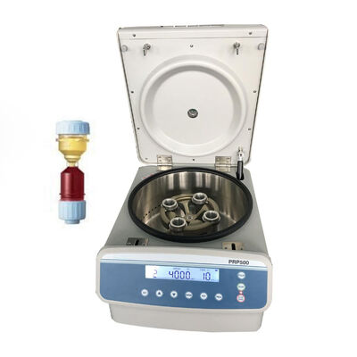 Mesin sentrifugal PRP dengan kecepatan maksimum 5000 rpm 3555xg RCF dan LCD Display untuk penggunaan laboratorium