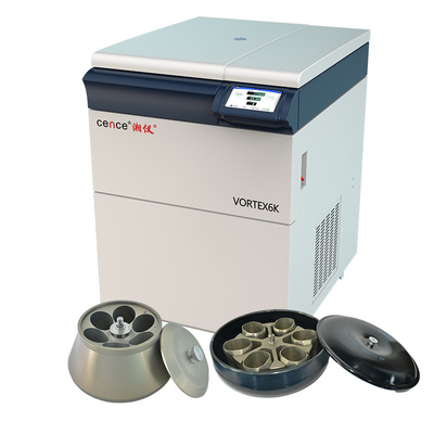VORTEX 6K Laboratorium Centrifuge Kecepatan Rendah 6000r/Min Angle Rotor Swing Rotor