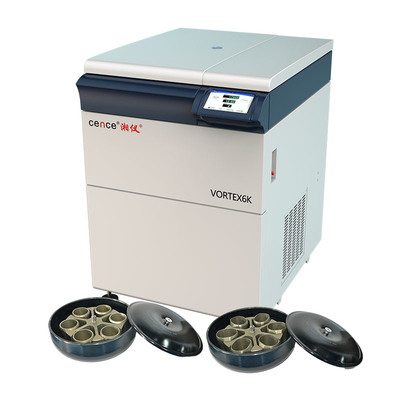 VORTEX 6K Pemisahan Darah Centrifuge Kecepatan Rendah 6000r / Min Dengan Swing Rotor 6x1000ml
