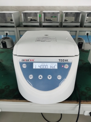 Mesin Centrifuge Atas Meja Lab Dan Medis Kecepatan Tinggi 750W