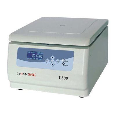 L420 / L500 / L600 Meja Kecepatan Rendah Centrifuge 12*20/16*15/16*15ml Kapasitas Max